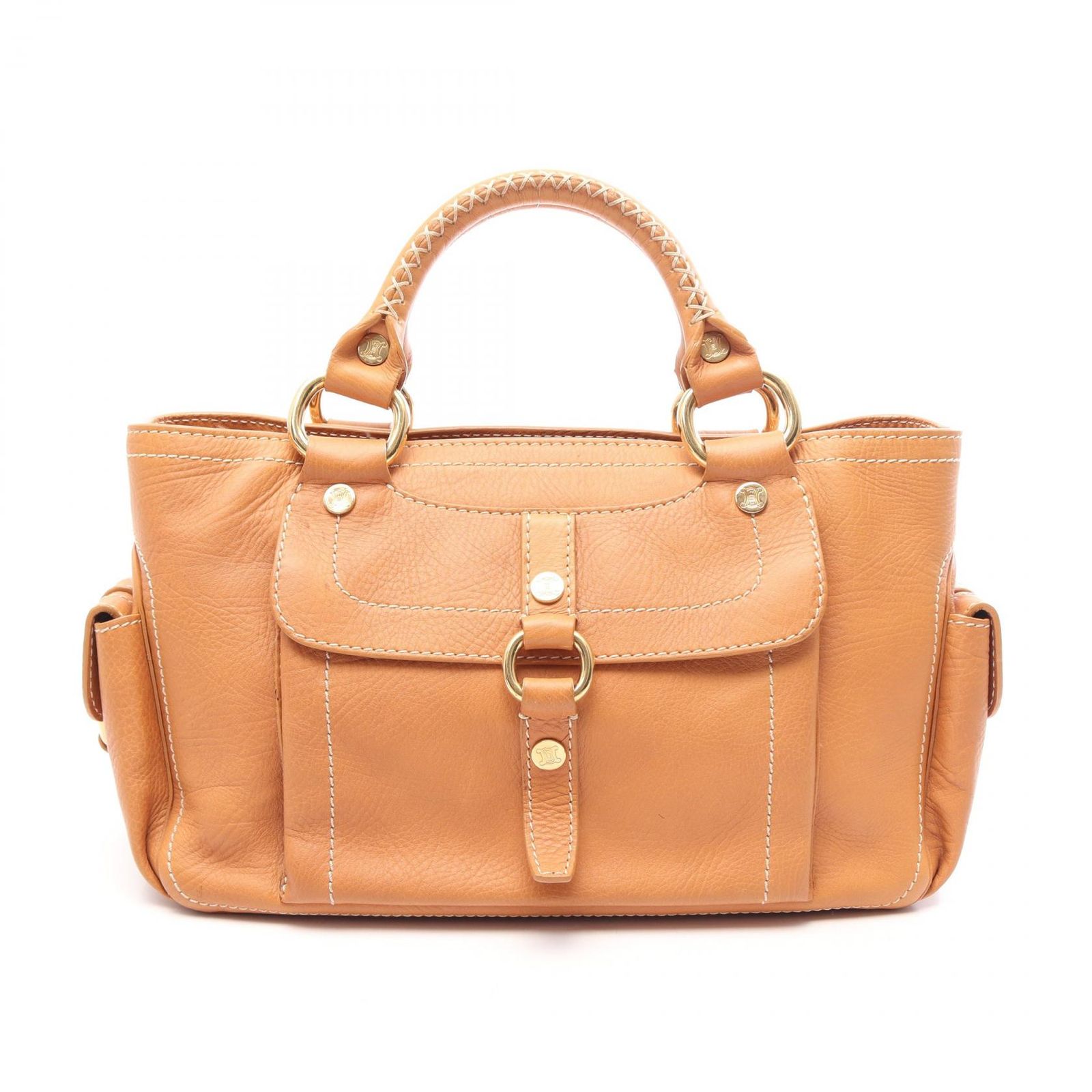 セリーヌ CELINE ハンドバッグ ブギーバッグ ベージュ レザー ブギーバッグ レディース Used A 50,880円