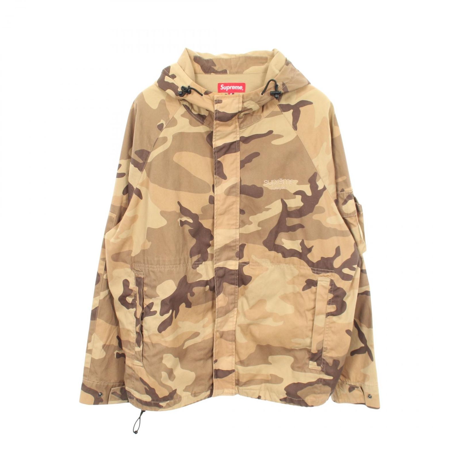 シュプリーム Supreme バックロゴ刺繍 カモフラージュ フード付き コットン ジャケット・ブルゾン メンズ Used A 31,265円