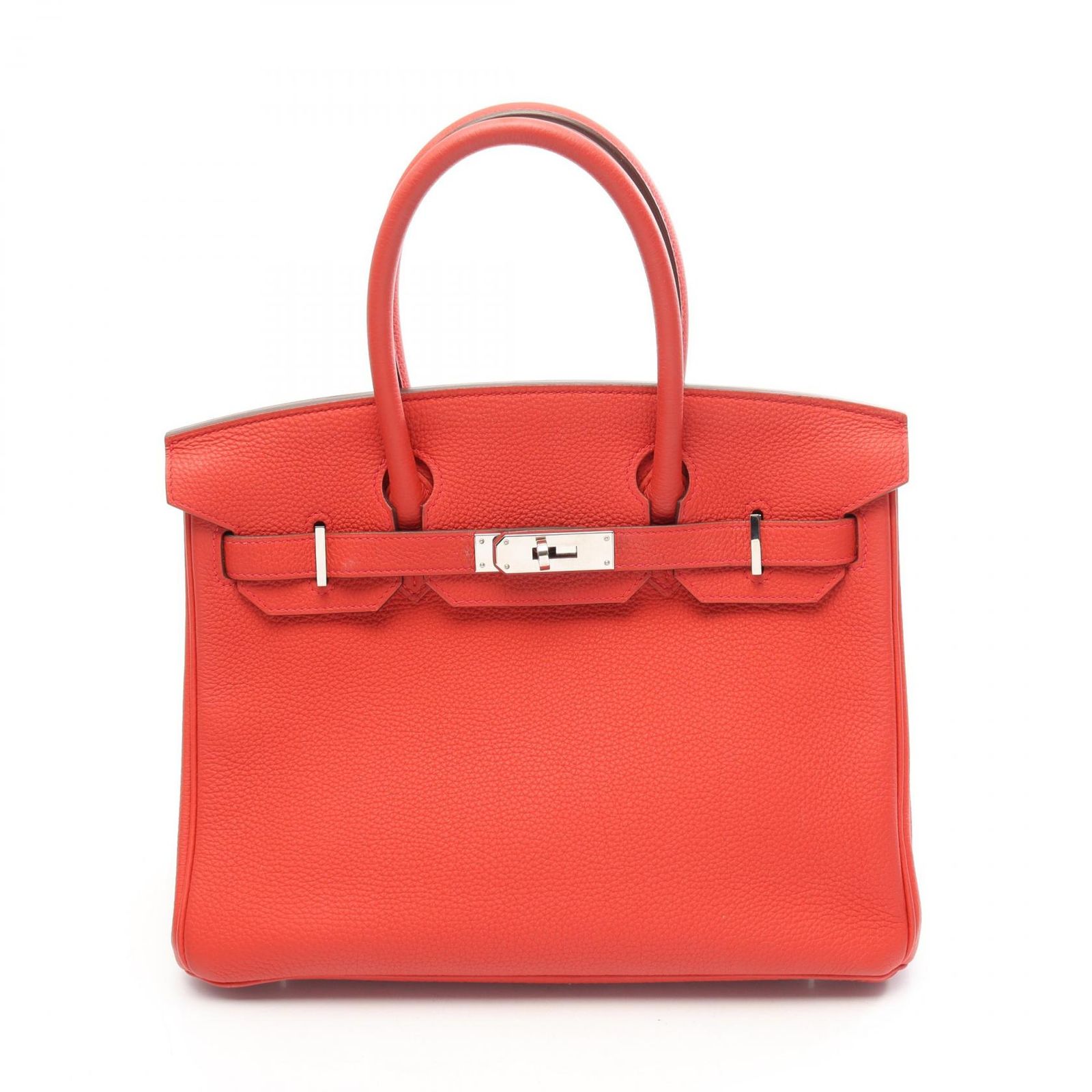 エルメス HERMES ハンドバッグ バーキン30 030520CK レッド系 レザー バーキン30 レッド系 レディース Used A 735,280円