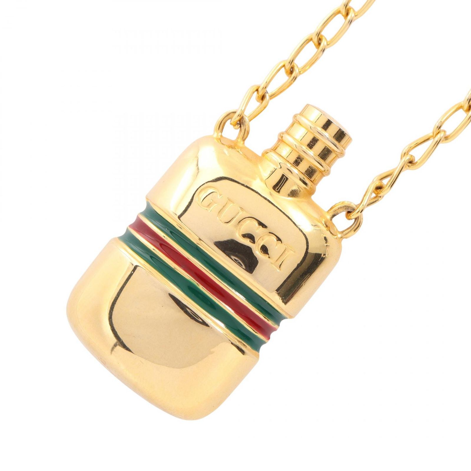 グッチ GUCCI ネックレス パフュームボトル ロング GP（ゴールドメッキ） パフューム ロング ネックレス レディース Used A
