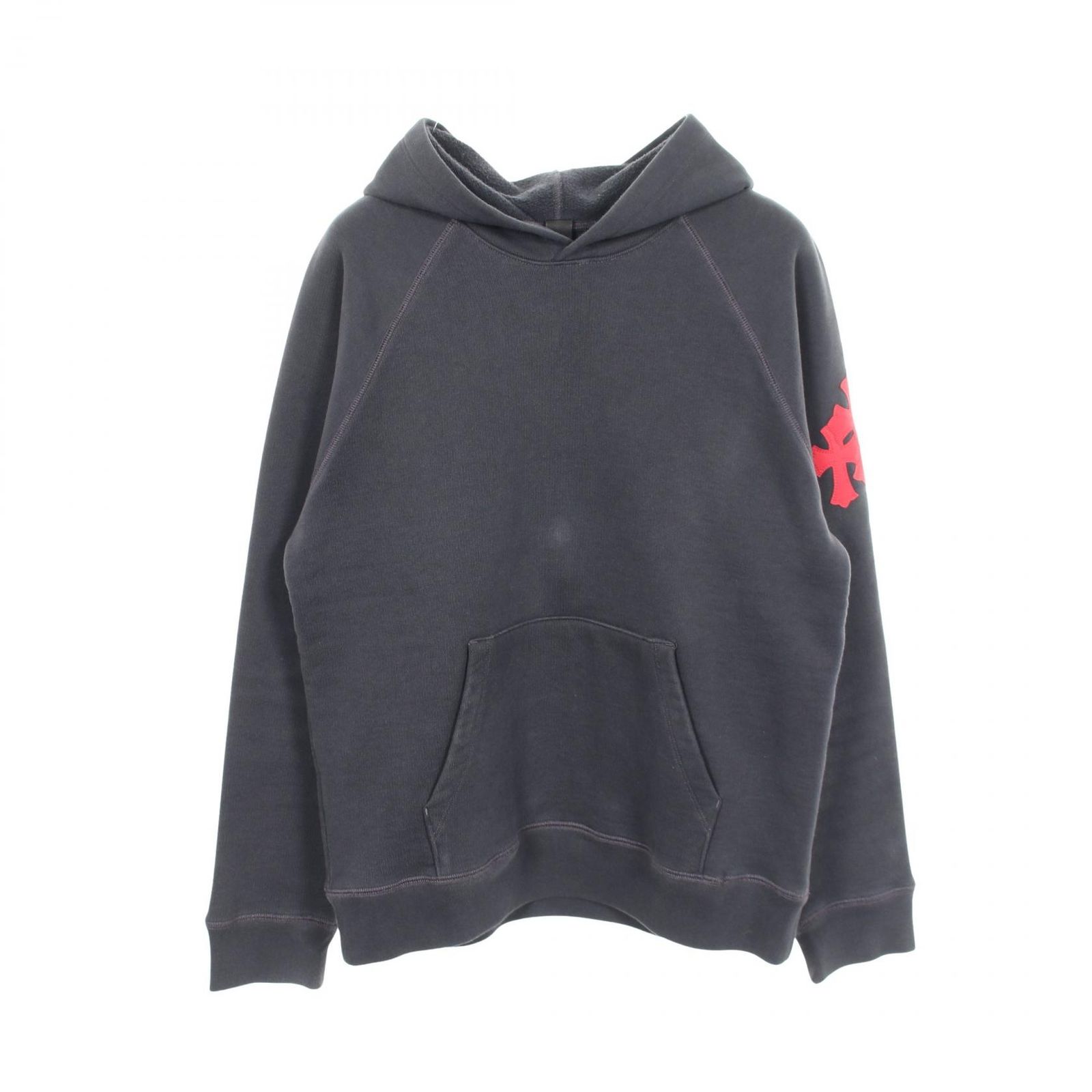 クロムハーツ CHROME HEARTS パーカー Y NOT クロスパッチ コットン パーカー メンズ Used B