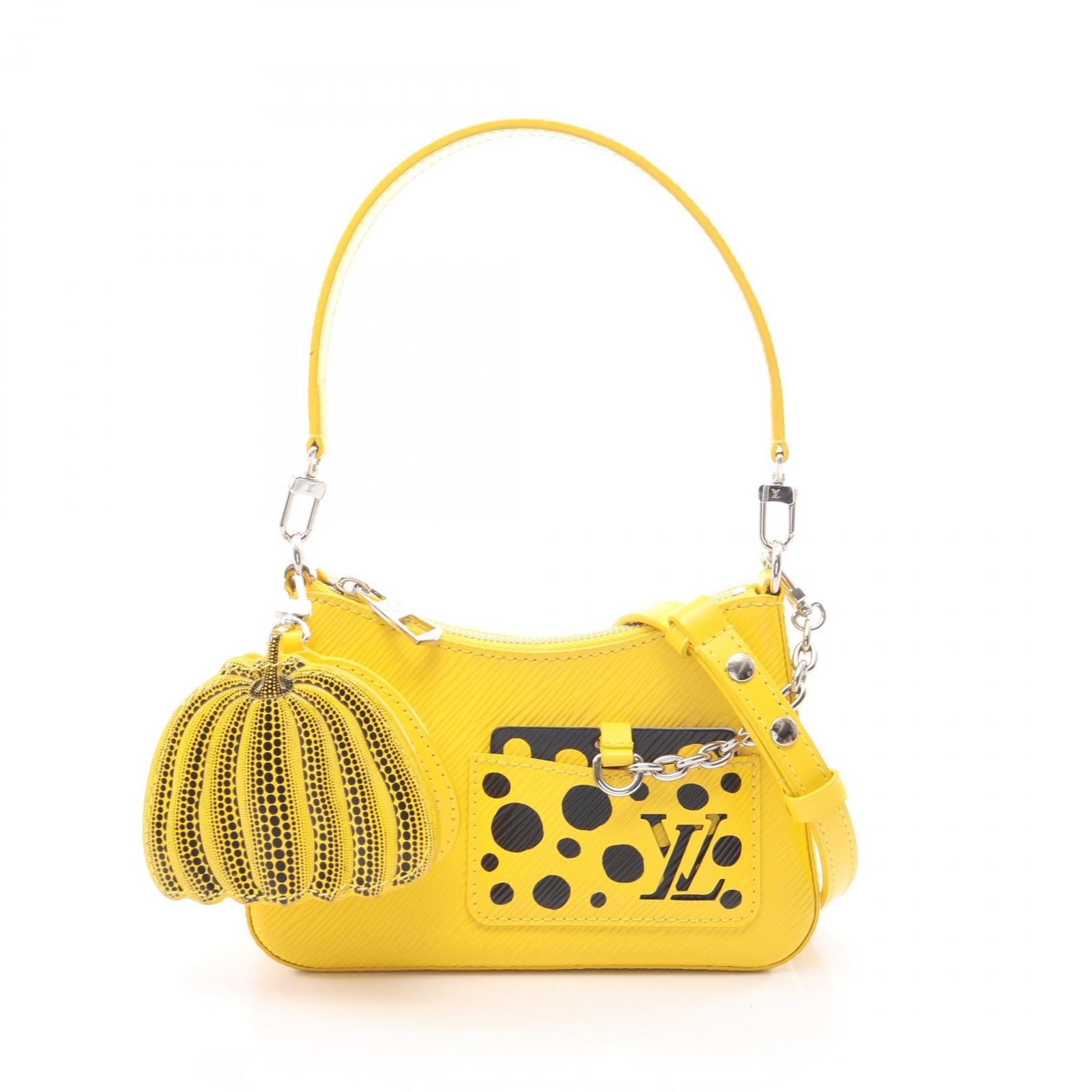LOUIS VUITTON ルイ・ヴィトン LOUIS VUITTON × 草間彌生 マレリーニ エピ ジョーヌ 2WAY ハンドバッグ