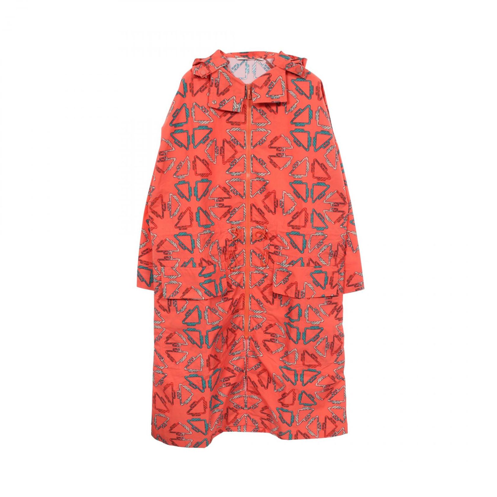 HERMES エルメス Tatersales Long Beach フード付き その他コート