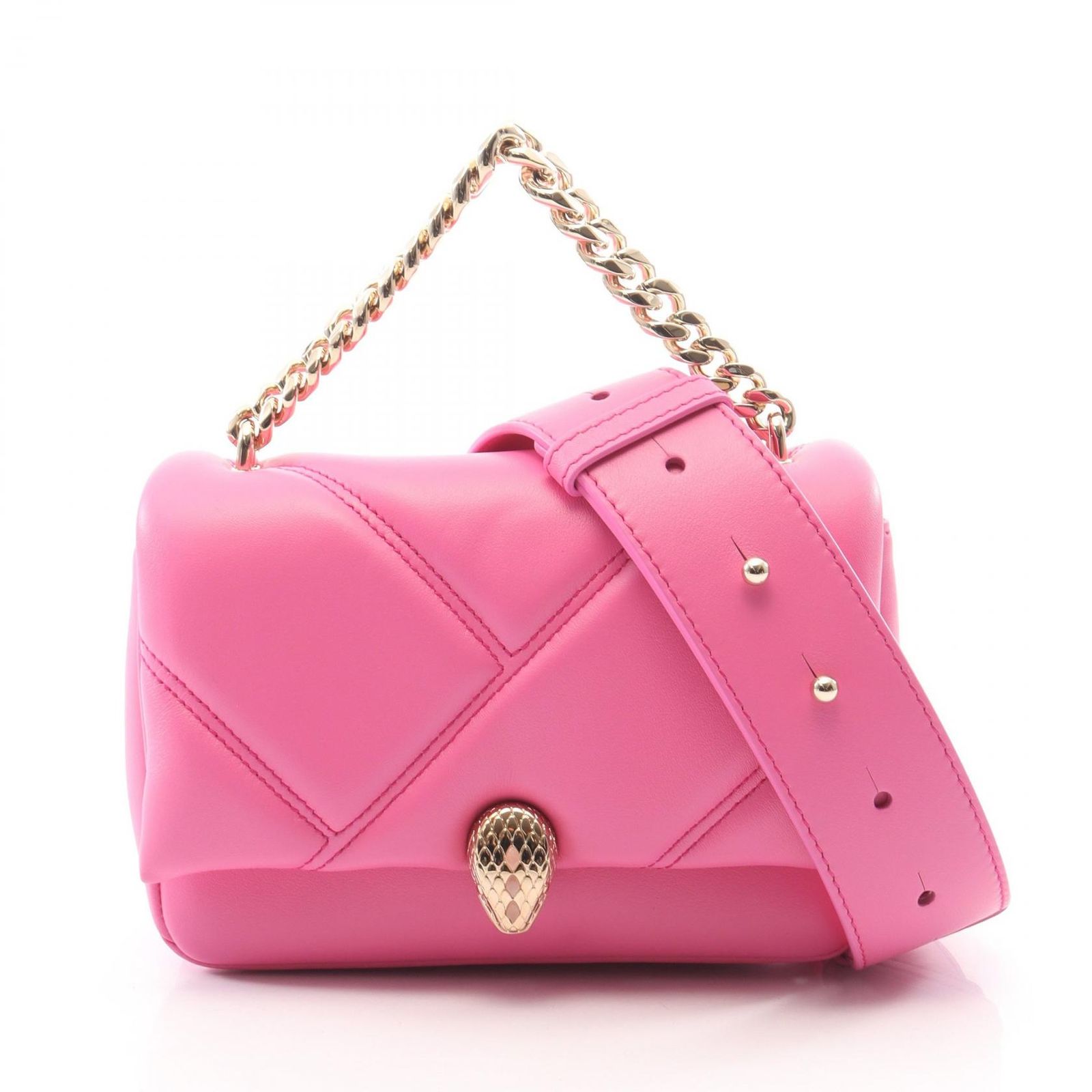 BVLGARI ブルガリ セルペンティ カボション ミニ 2WAY ハンドバッグ
