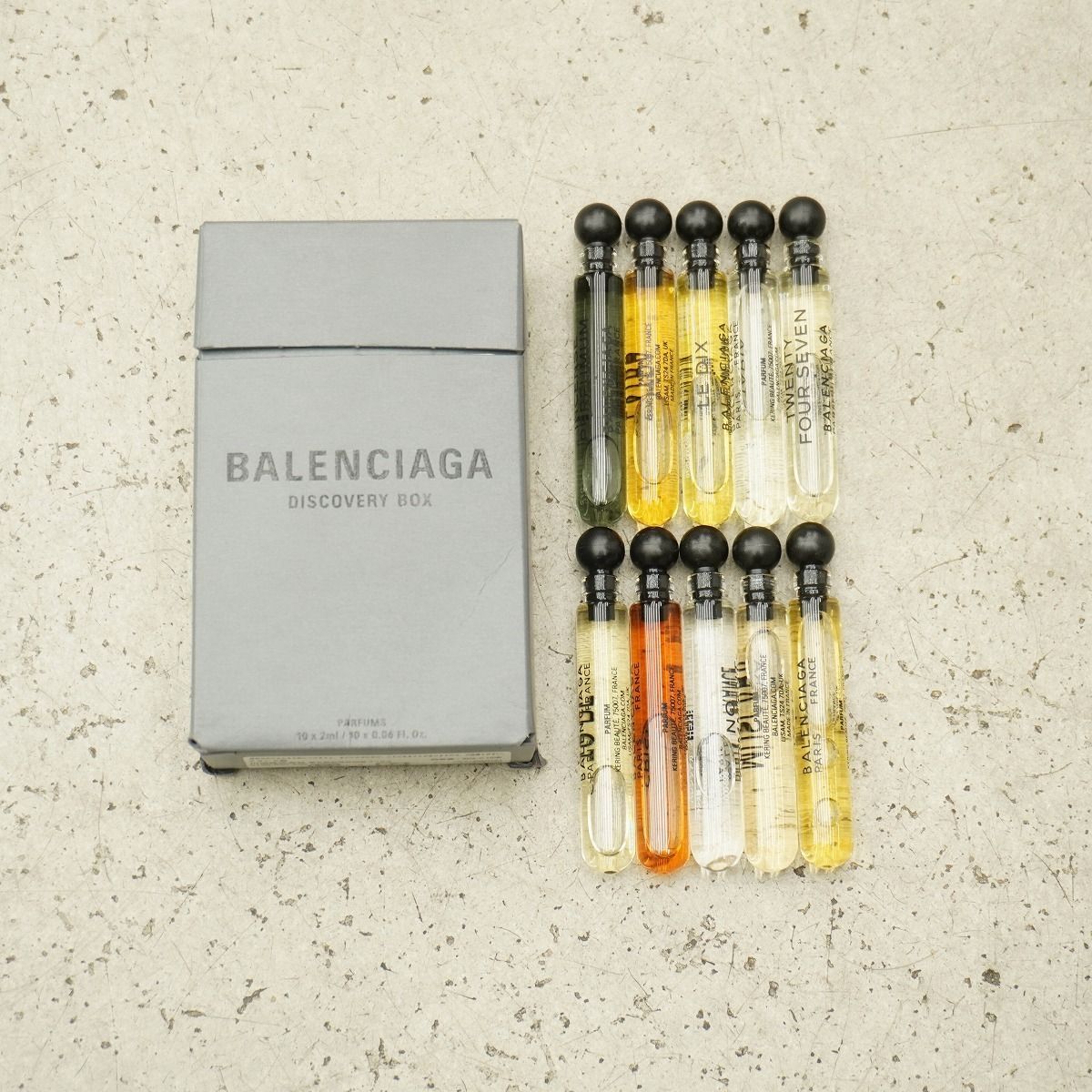 美品 BALENCIAGA バレンシアガ DISCOVERY BOX 2ml×10本セット 香水 フレグランス 直営店購入 国内正規 本物 4996Q♪