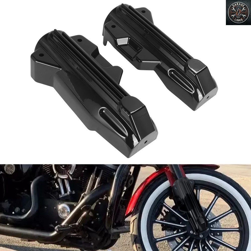 / MOTORCYCLE LOWER FORK COVERS HARLEY ELECTRA STREET ROAD GLIDE KING FLHR FLTRX FLHX 2014-2022