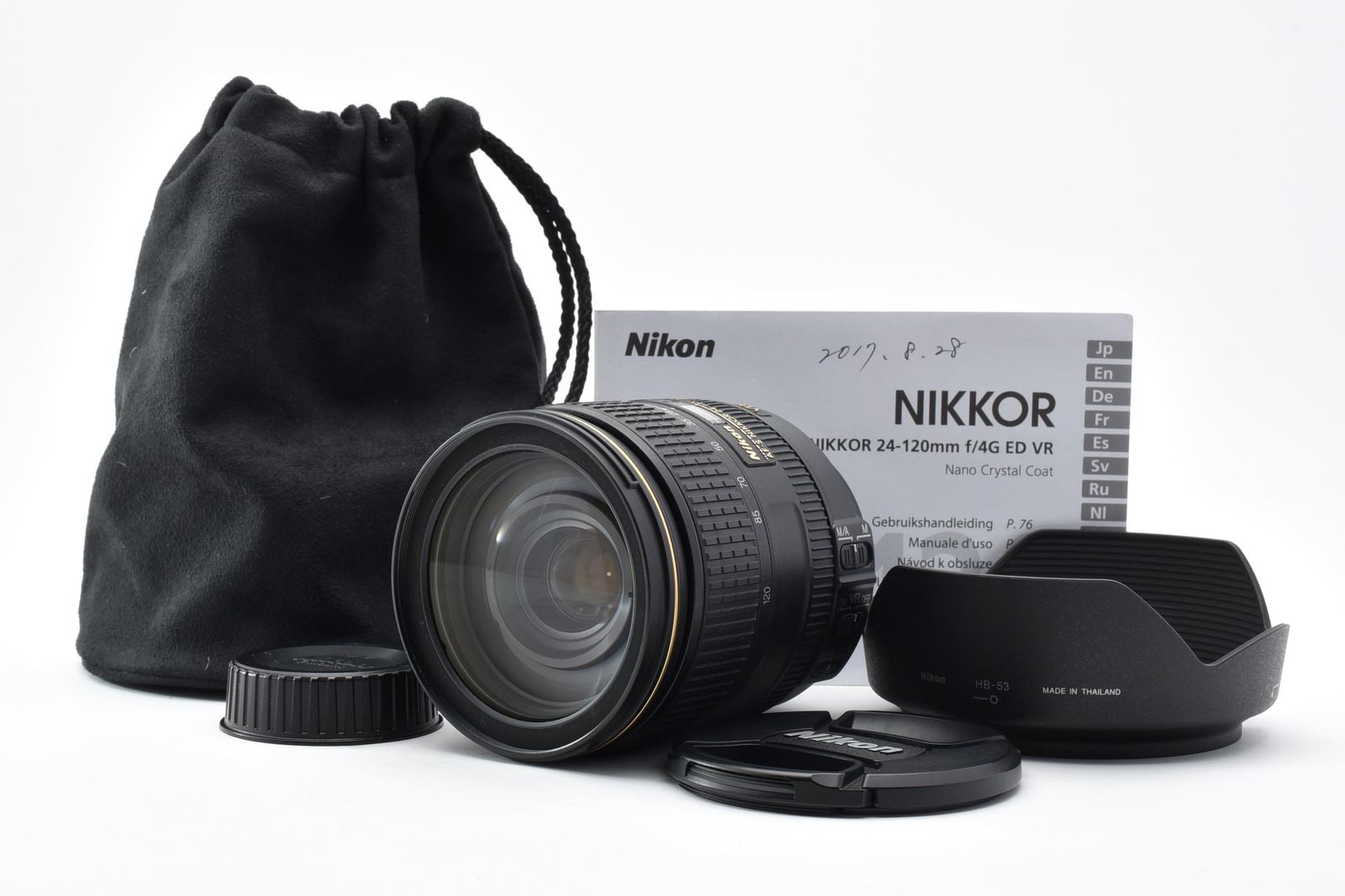 ■ほぼ新品■ NIKON ニコン AF-S NIKKOR 24-120mm f/4G ED VR Fマウント #G032