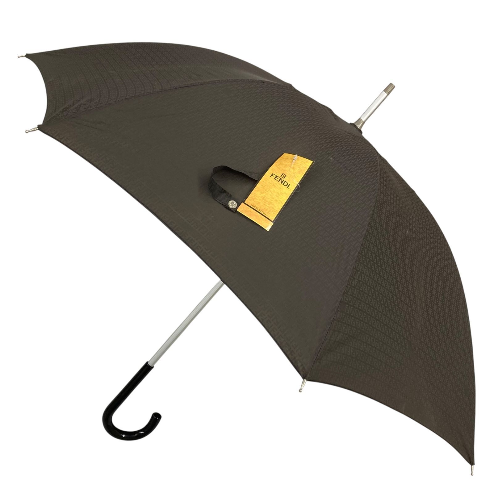 未使用品【フェンディ】本物 FENDI 傘 ズッキーノ柄 FF模様 全長87cm 雨傘 アンブレラ 雨具 長傘 メンズ レディース イタリア製 5 17,250円