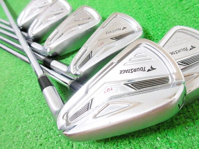 中古 ブリヂストン TOURSTAGE X-BLADE 707 アイアンセット 6本 #5-PW ダイナミックゴールド S200 右用