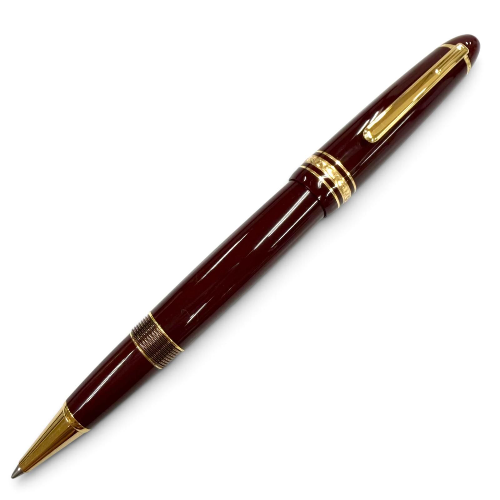 極美品▼MONTBLANC モンブラン マイスターシュテュック 162 ル グラン ローラーボール ホワイトスター キャップ式 ボールペン 筆記確認済