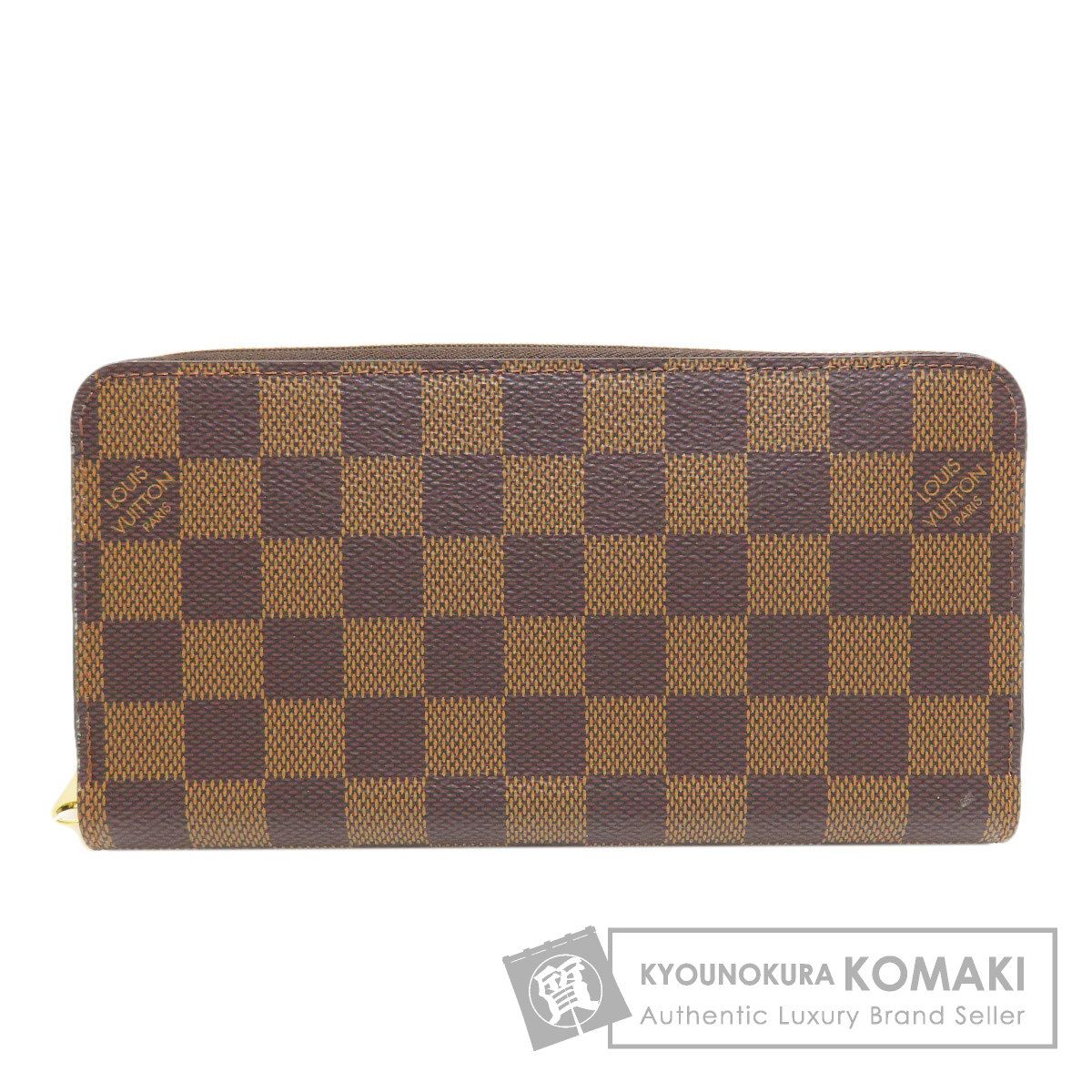 LOUIS VUITTON ルイヴィトン N41661 ジッピー・ウォレット 長財布（小銭入れあり） ダミエキャンバス レディース [中古]