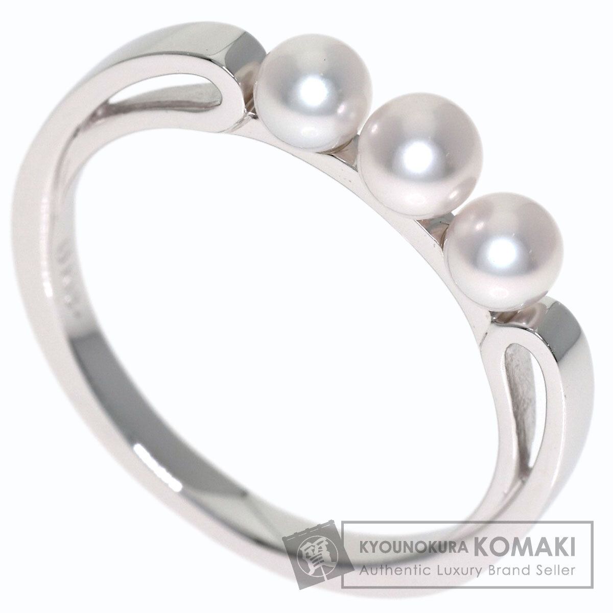 MIKIMOTO ミキモト ベビーパール 真珠 リング・指輪 K18WG レディース [中古]