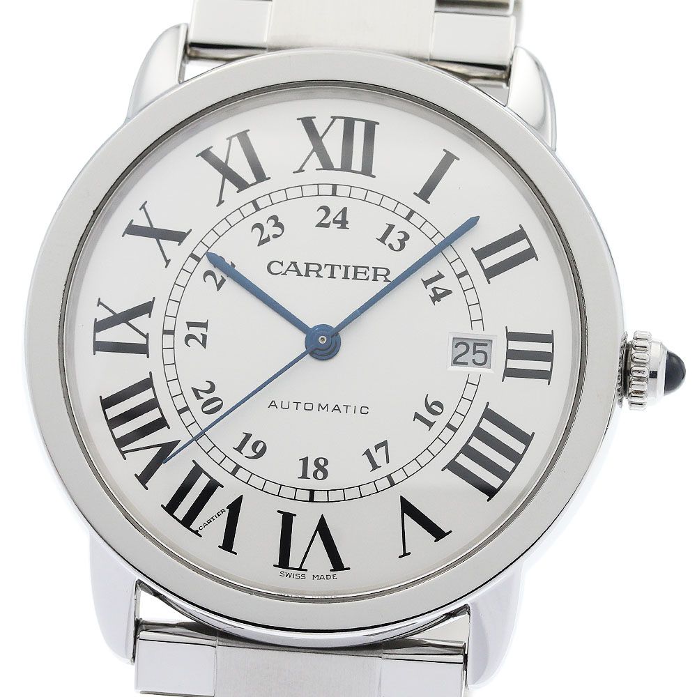カルティエ CARTIER W6701011 ロンドソロ XL デイト 自動巻き メンズ 良品 _961936 208,450円