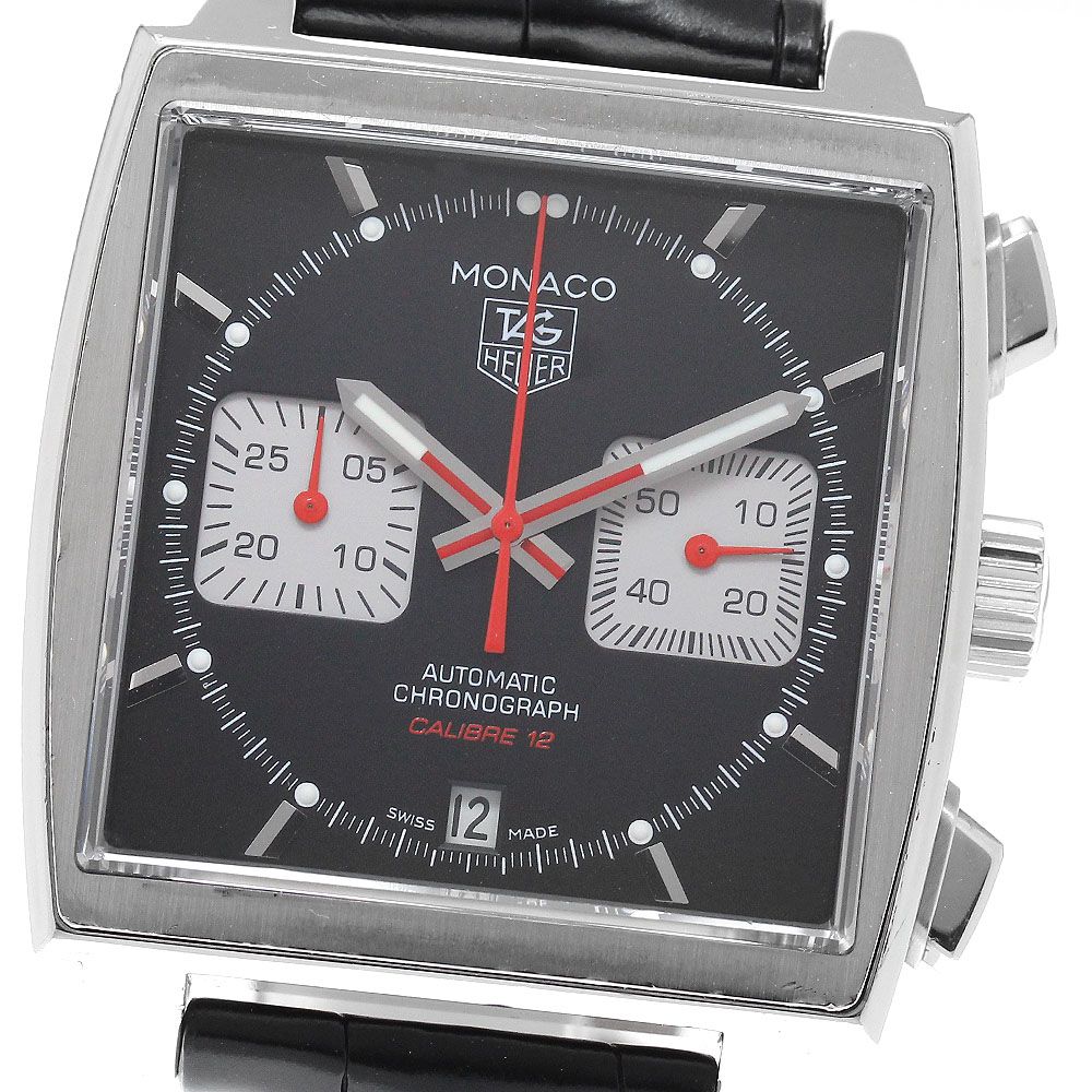 タグホイヤー TAG HEUER CAW2114-0 モナコ レーシング クロノグラフ キャリバー12 自動巻き メンズ 箱・保証書付き_972349