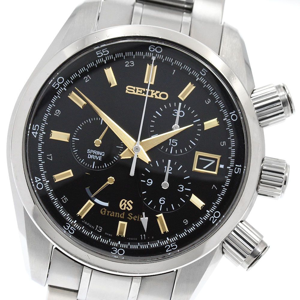 セイコー SEIKO SBGC005/9R86-0AC0 グランドセイコー クロノグラフ スプリングドライブ メンズ 箱・保証書付き_968380