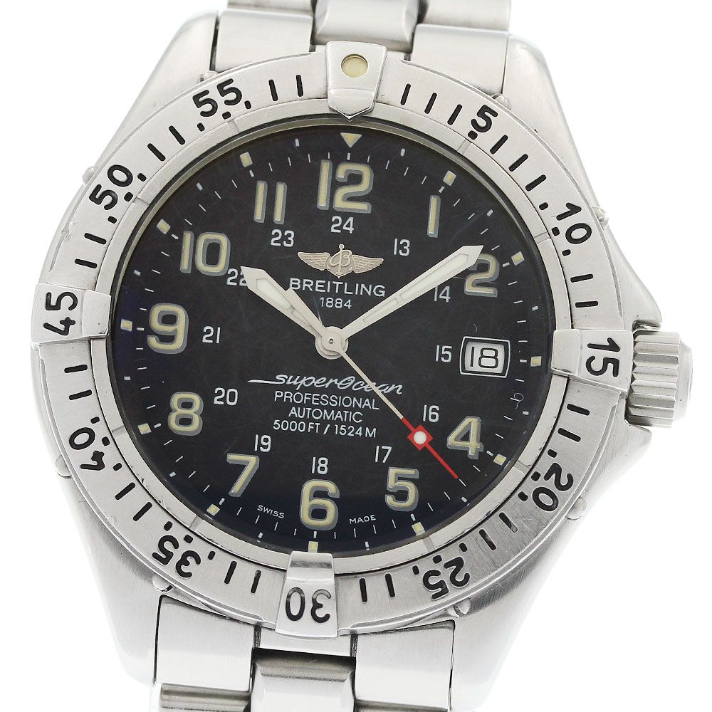 ブライトリング BREITLING A17045 スーパーオーシャン デイト 自動巻き メンズ 箱付き_969367 129,150円