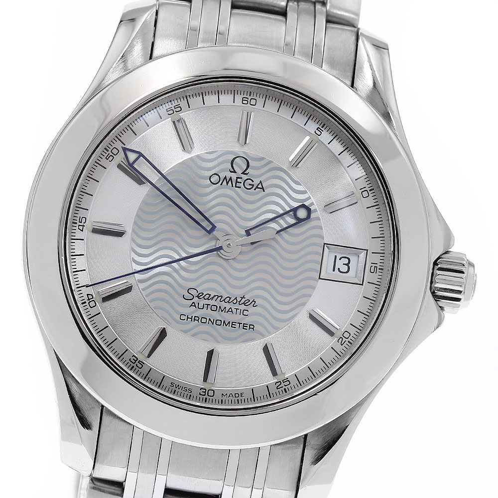 オメガ OMEGA 2501.31 シーマスター 120m デイト クロノメーター 自動巻き メンズ 保証書付き_962335 123,450円