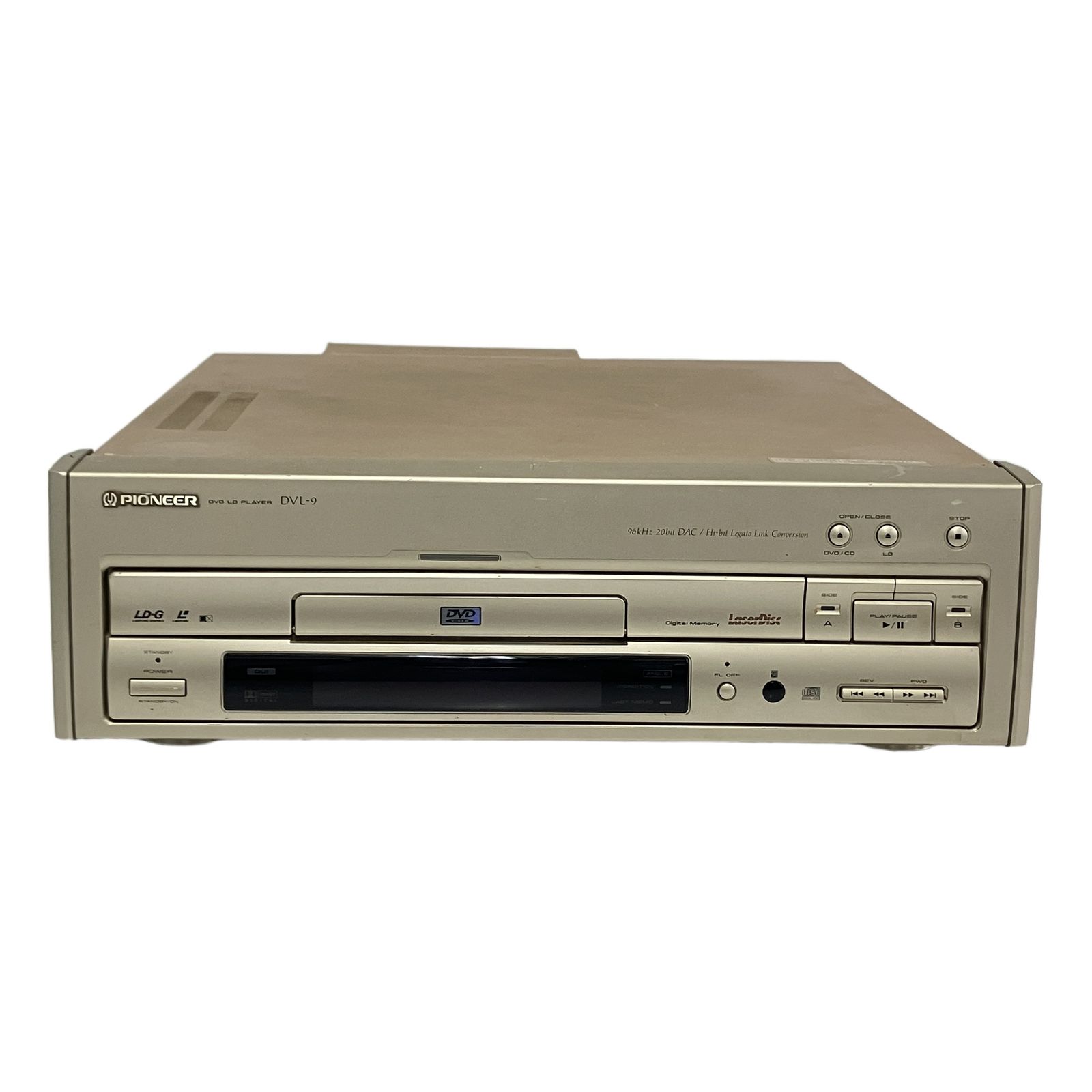 PIONEER DVL-9 DVD/LD/CD/CDV対応 コンパチブルプレーヤー オーディオ機器 レトロ機材 ジャンク T11501720