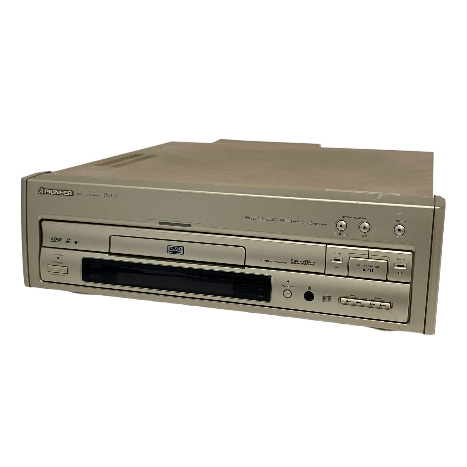 PIONEER DVL-9 DVD/LD/CD/CDV対応 コンパチブルプレーヤー オーディオ機器 レトロ機材 ジャンク T11501720