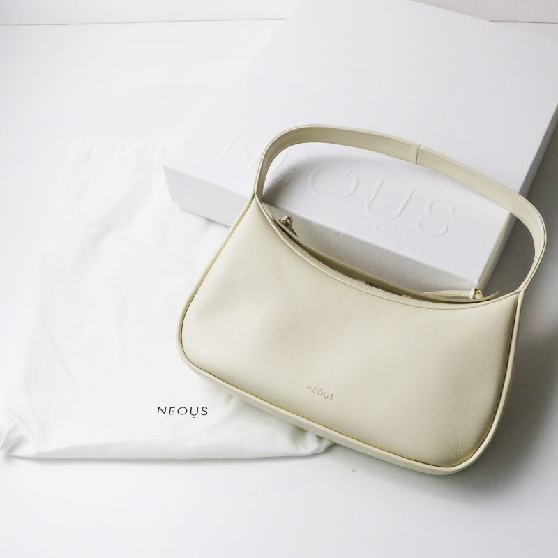 美品 ドゥーズィエムクラス Deuxieme Classe ネオアス NEOUS DELPHINUS バッグ /アイボリー ショルダーバッグ レザー【2400015093482】