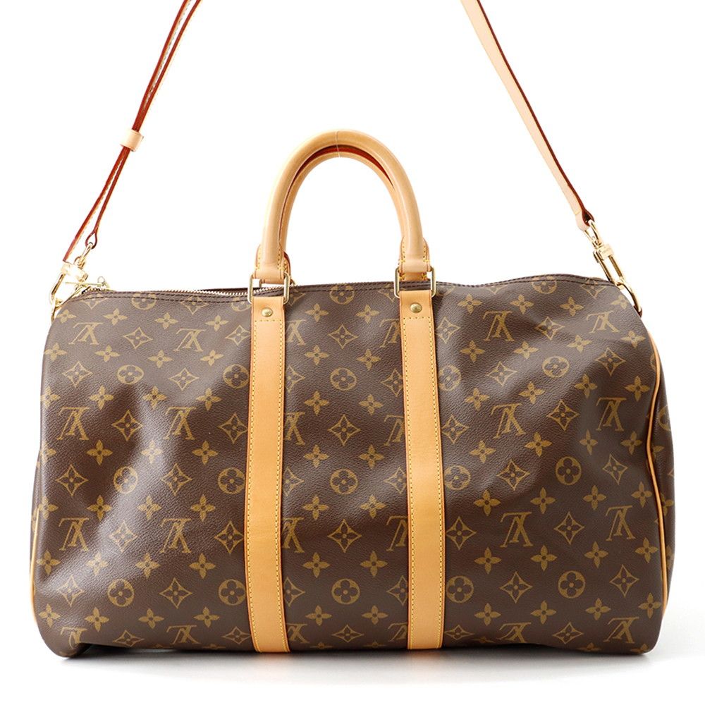 ルイヴィトン ボストンバッグ モノグラム キーポル・バンドリエール45 M41418 LOUIS VUITTON 2wayトラベル 旅行 184,200円
