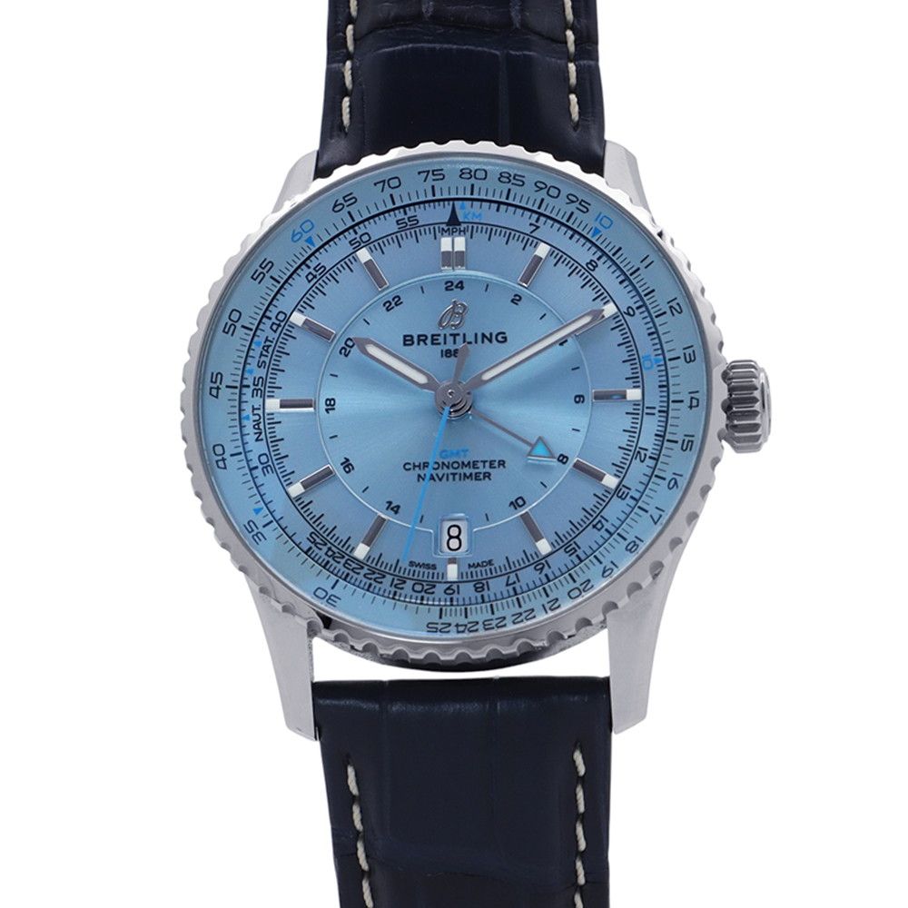 ブライトリング ナビタイマー オートマチック GMT 41 A32310171C1P1 BREITLING 腕時計 アイスブルー文字盤 298,350円
