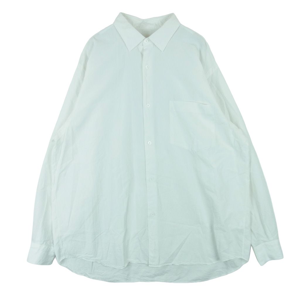 COMOLI コモリ 23AW Y03-02001 コモリシャツ コットン 長袖 シャツ 2 ホワイト系 2【中古】