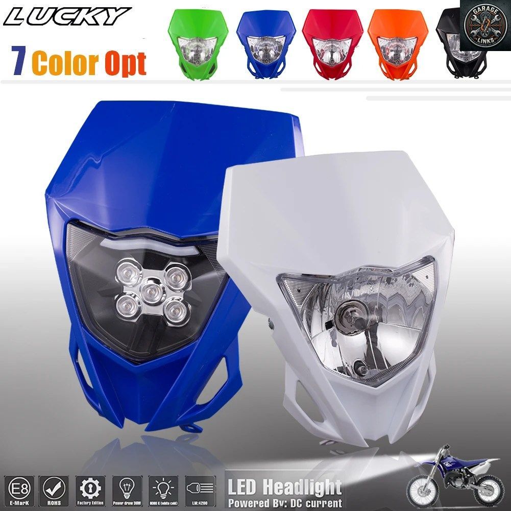 YAMAHA WR250F 2015-2019 WR450F 2012-2018 MOTORCYCLE HEADLIGHT 12V 35W H4 HEADLAMP MX ENDURO DIRT BIKE CRF YZF DRZ