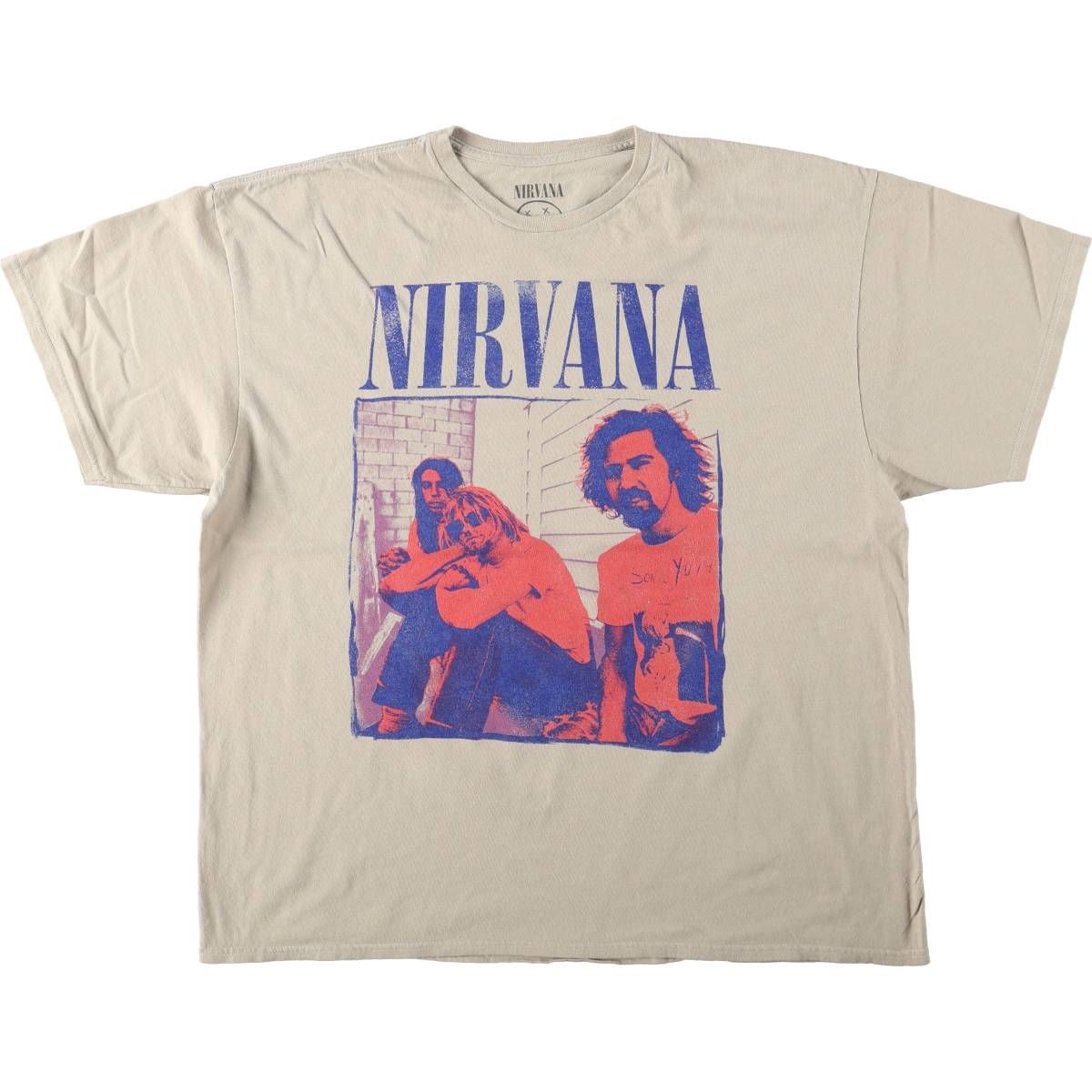 古着 NIRVANA ニルヴァーナ バンドTシャツ バンT ホンジュラス製 メンズXL相当/eaa658431