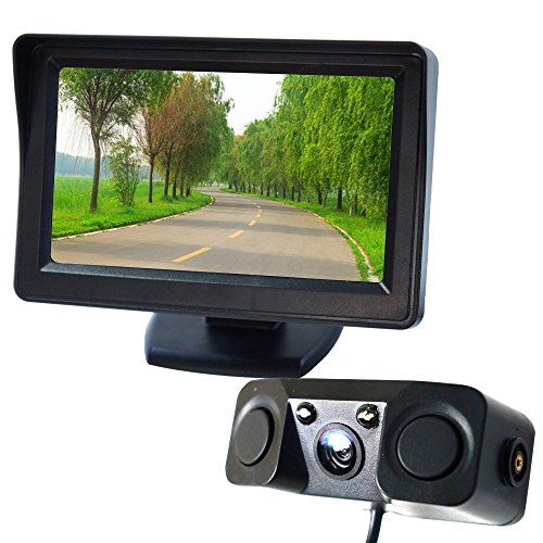 ☆新品☆オンダッシュモニター 4.3インチ バックカメラセット 12V専用 遮光 Wセンサー ブザー付 D430BC893B 5532f535 7,946円