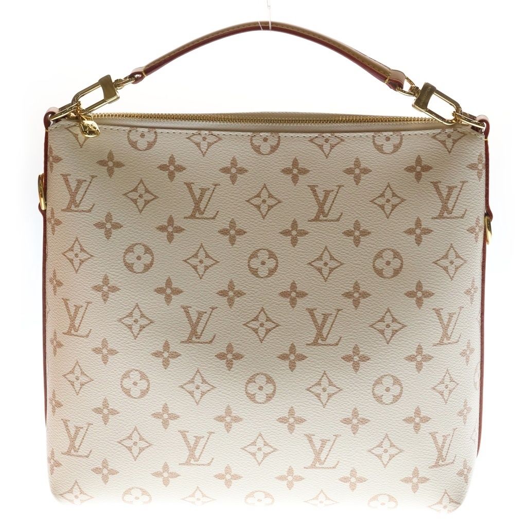 LOUIS VUITTON (ルイヴィトン) モノグラム デュンヌ ミュルティパス 2WAYハンドバッグ ショルダーバッグ ホワイト レザー×PVC M2A078 ゴールド金具
