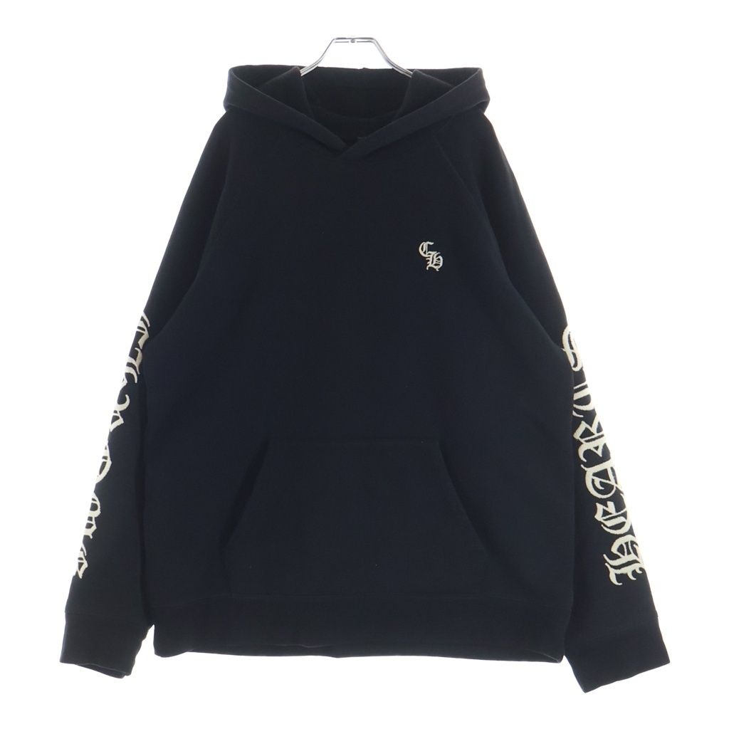 CHROME HEARTS (クロムハーツ) Y NOT SLO RIDE HD PLVR ワイノット CH刺繍 スウェット プルオーバーパーカー ブラック 110,000円