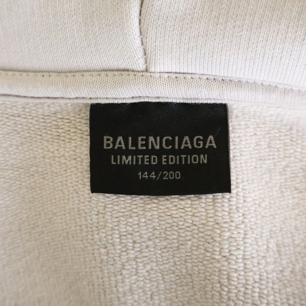 BALENCIAGA (バレンシアガ) 24SS × BFRND Balenciaga Music バレンシアガ ミュージック ジップアップ パーカー フーディー グレー 788243