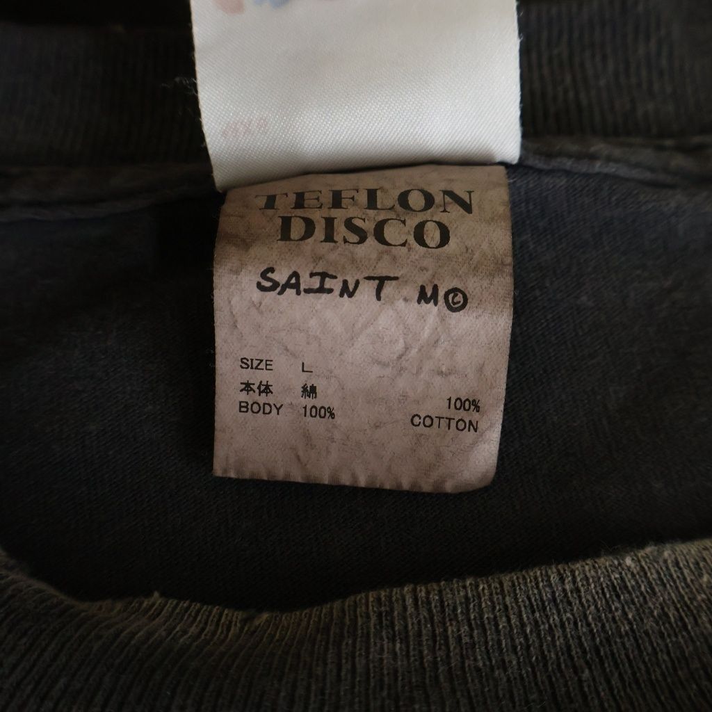 SAINT MICHAEL (セントマイケル) 25SS ×TEFLON DISCO LS TEE テフロン