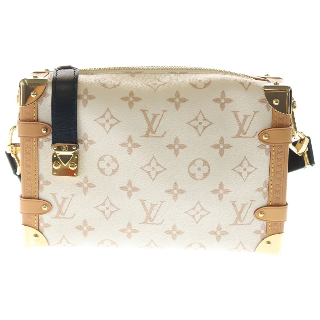 LOUIS VUITTON (ルイヴィトン) モノグラムデュンヌ サイドトランクMM PVC レザー 2WAY ハンドバッグ ショルダーバッグ ICタイプ ホワイト M46907