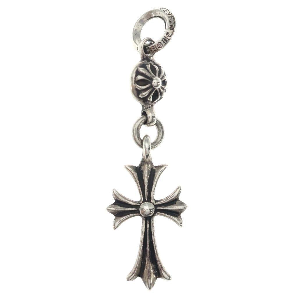 CHROME HEARTS (クロムハーツ) 1B TNY CH CRS 1ボール タイニー CHクロス チャーム ペンダントトップ シルバー BCA197 -