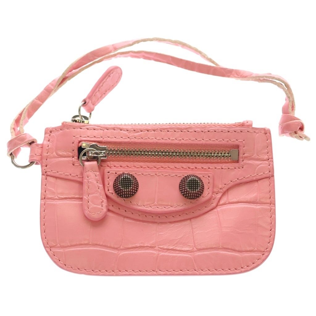 BALENCIAGA (バレンシアガ) LE CAGOLE ル カゴール コインケース ピンク