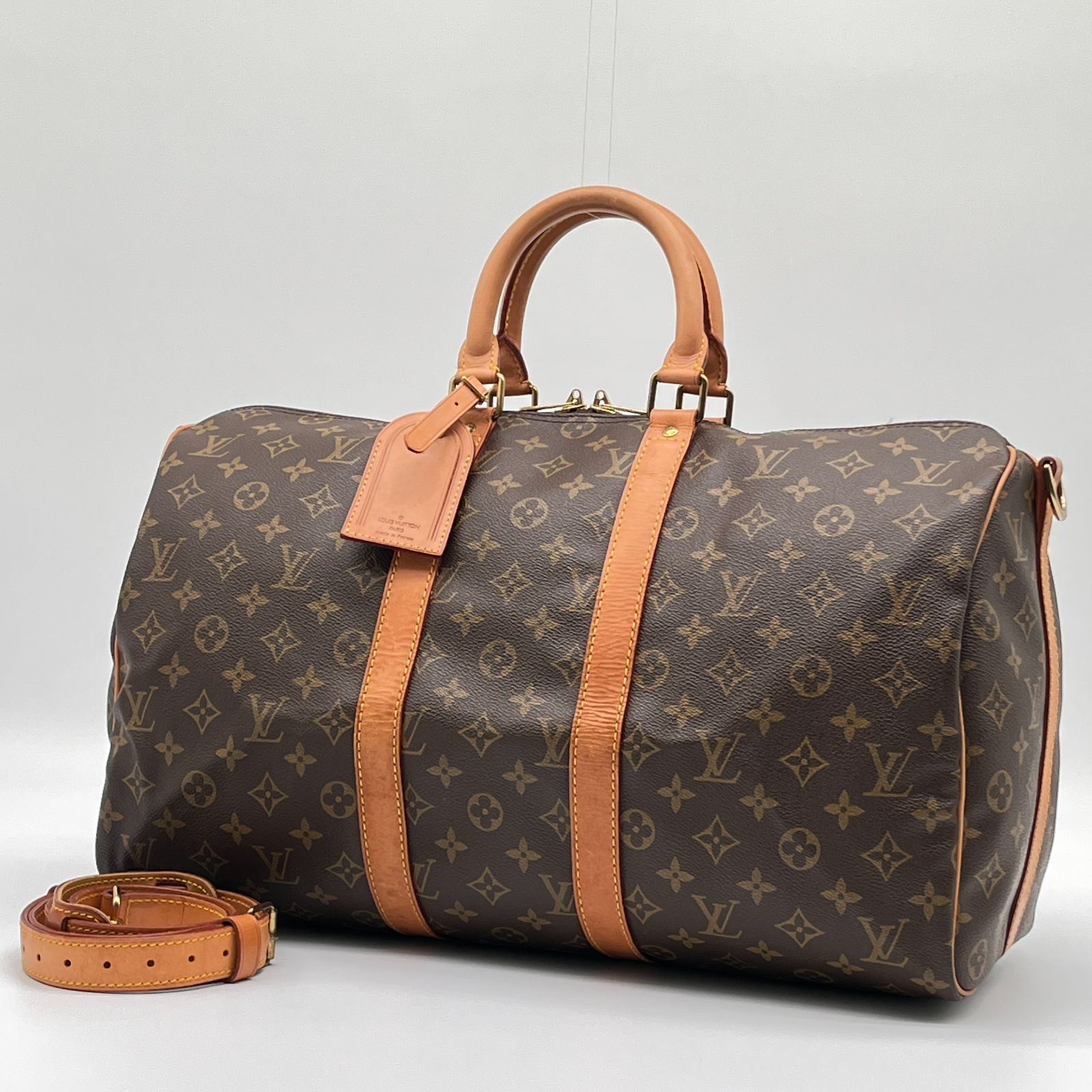 LOUIS VUITTON キーポル・バンドリエール45 モノグラム ボストンバッグ 【状態ランク：S】