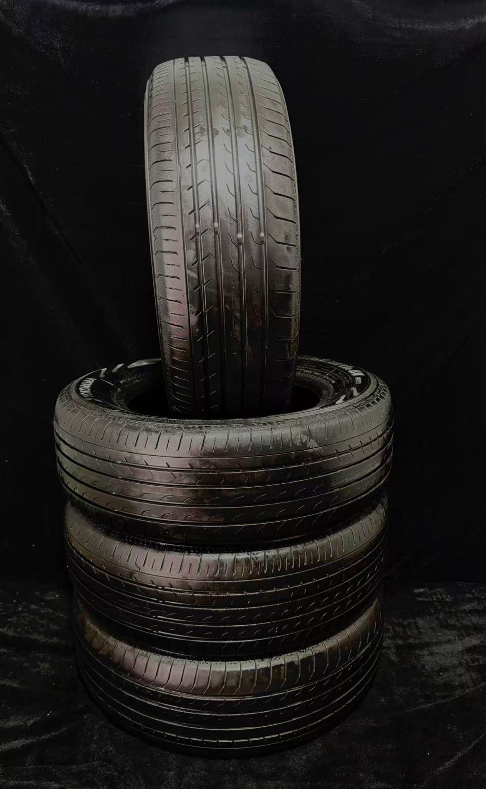 23年製(2本) 24年製(2本) 中古タイヤまとめ4本セット　ヨコハマ　195/65R15 91H 8分山　サマータイヤ　T-181