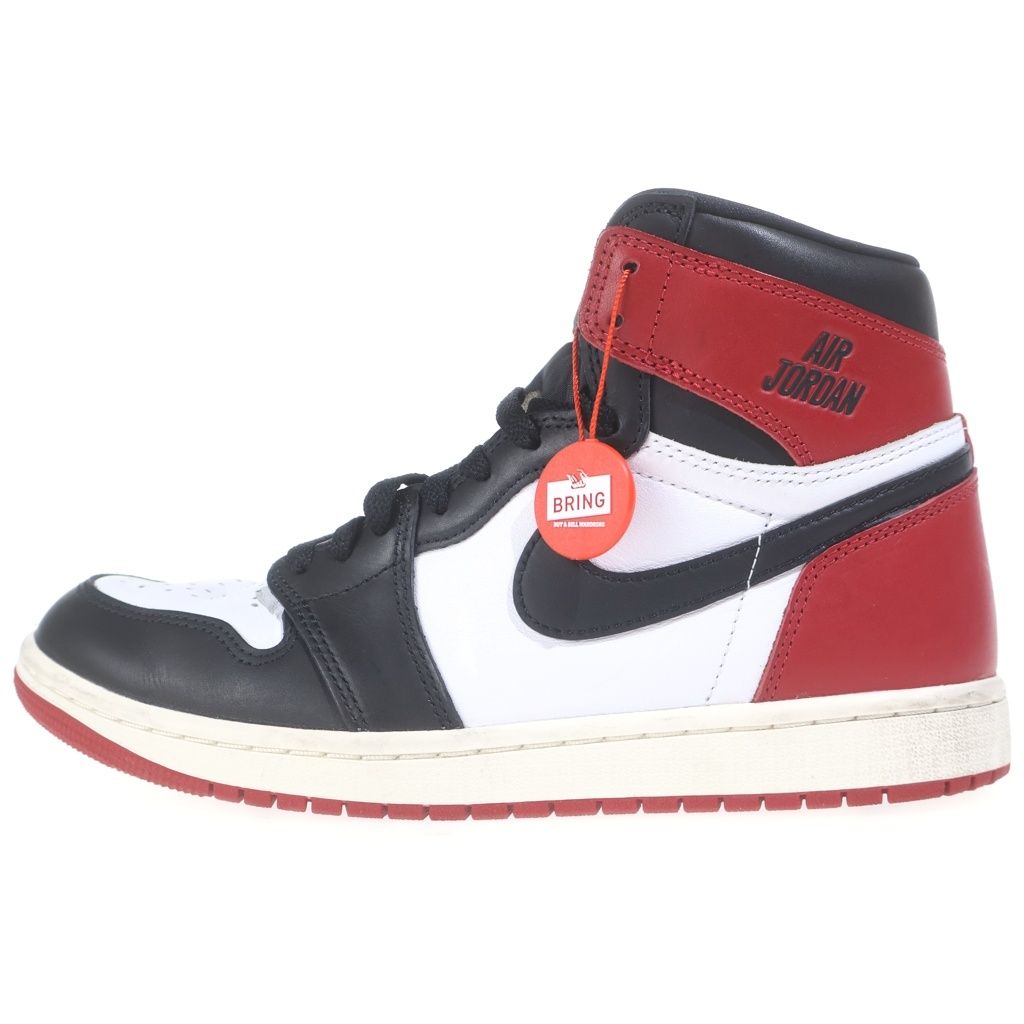 NIKE (ナイキ) AIR JORDAN1 RETRO HIGH OG BLACK TOE REIMAGINED DZ5485-106 エアジョーダン1 ハイカットスニーカー US8.5/26.5cm 8,993円