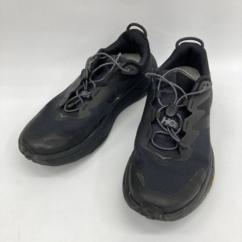 HOKA ホカ スニーカー TANSPORT トランスポート 25.5cm シューズ ローカット スポーツ アウトドア メンズ ブラック 靴 ★SS1585