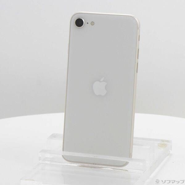 ソフマップ 〔中古品〕 iPhone SE 第3世代 64GB スターライト MMYD3J／A SIMフリー【198】