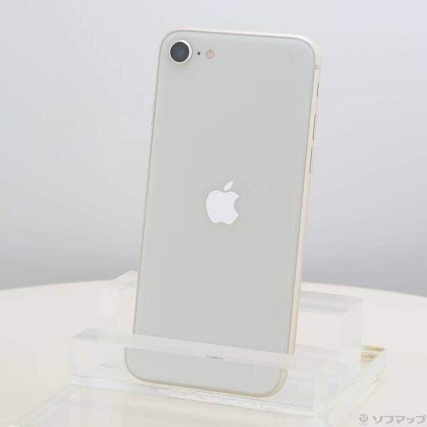 ソフマップ 〔中古品〕 iPhone SE 第3世代 64GB スターライト MMYD3J／A SIMフリー【198】