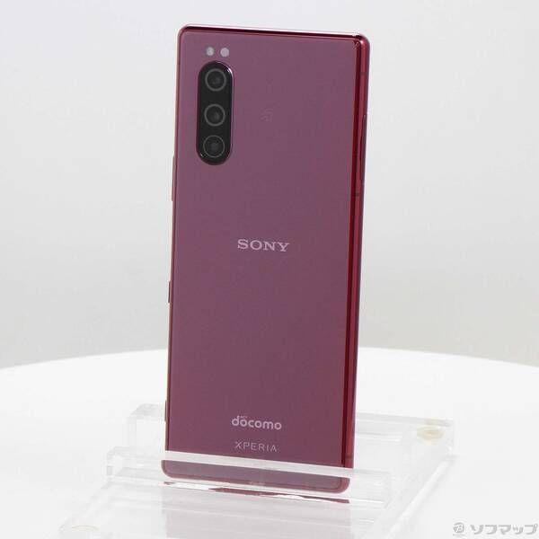ソフマップ 〔中古品〕 Xperia 5 64GB レッド SO-01M docomoロック解除SIMフリー【352】