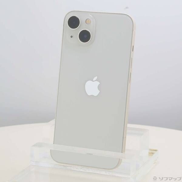 ソフマップ 〔中古品〕 iPhone13 128GB スターライト MLND3J／A SIMフリー【198】