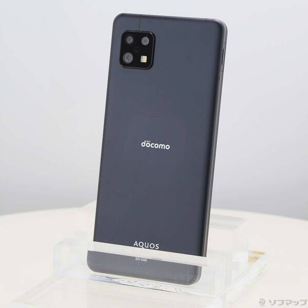 ソフマップ 〔中古品〕 AQUOS sense6 64GB ブラック SH-54B docomo SIMフリー【258】