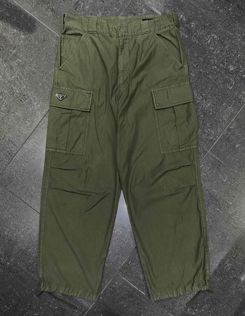 PRADA TRIANGLE LOGO PLATE CARGO PANT SIZE-M 22H914 プラダ トライアングルロゴプレートカーゴパンツ 南堀江店