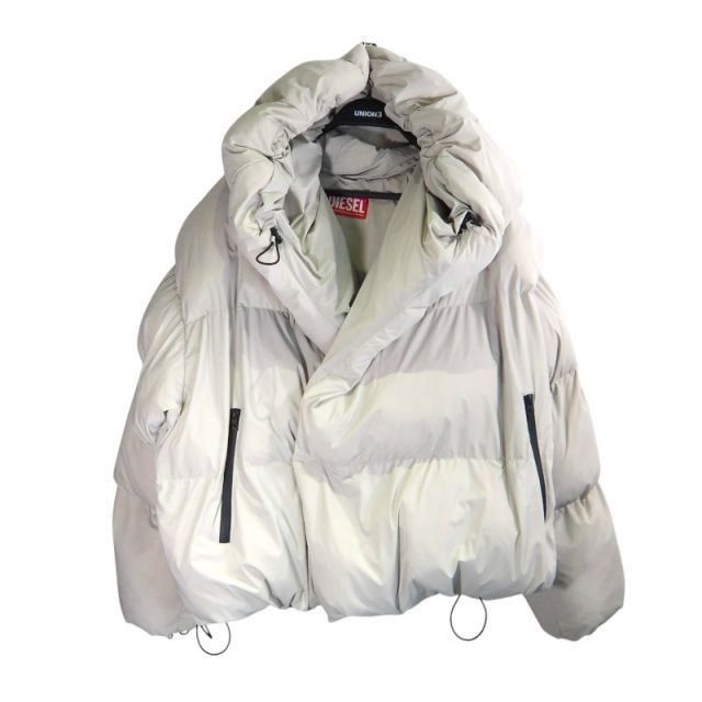 DIESEL 25aw WRAP PUFFER JACKET BEIGE サイズ46 A21070 ディーゼル ラップ パファー ジャケット アウター 大名店