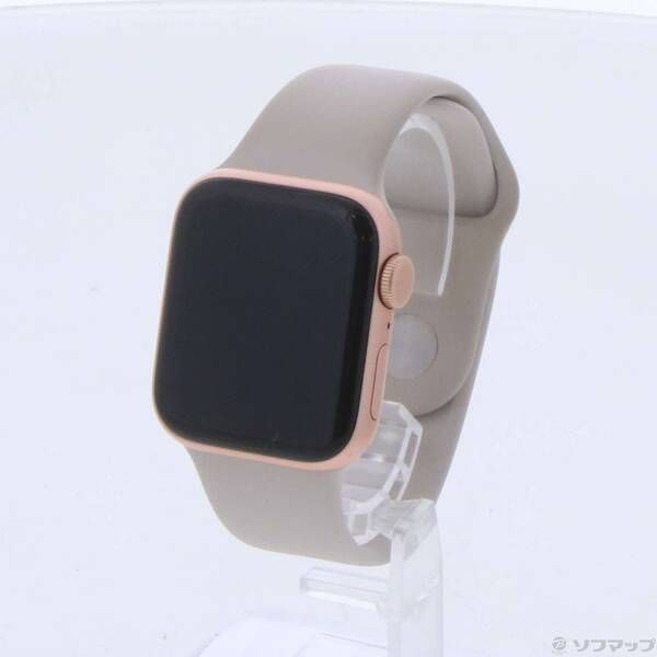 ソフマップ 〔中古品〕 Apple Watch SE 第1世代 GPS 40mm ゴールドアルミニウムケース スターライトスポーツバンド【258】