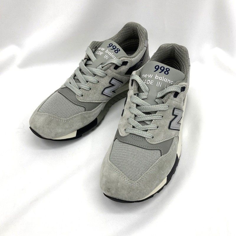 WTAPS New Balance 998 ダブルタップス ニューバランス スニーカー U998WT グレー 27.5cm シューズ アメリカ製 スエードアッパー メッシュ 靴 ★SS1608